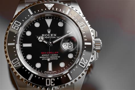 rolex single red sea dweller 2017|Rolex Sea-Dweller watch price.